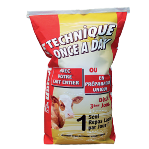 UNIVOR AGNODOR -  Univor Tech - Aliment d&#039;allaitement pour veaux et g&eacute;nisses d&#039;&eacute;levage, un repas par jourd&egrave;s le troisi&egrave;mer jour (technique ONCE A DAY) Univor Tech - Technique ONCE A DAY  - Aliment d&#039;allaitement pour veaux et g&eacute;nisses d&#039;&eacute;levage, en m&eacute;lange avec le lait entier ou en pr&eacute;paration unique. Un seul repas par jour d&egrave;s le troisi&egrave;me jour ! 